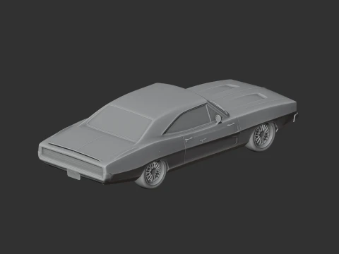 Dodge Charger 1969 3D Model