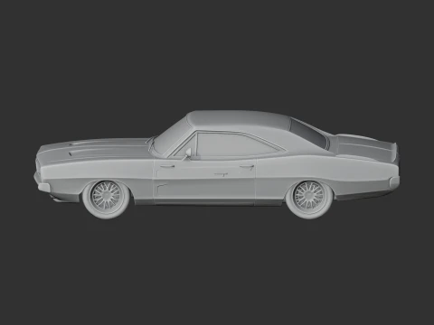 Dodge Charger 1969 3D Model