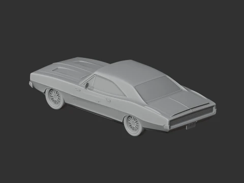 Dodge Charger 1969 3D Model