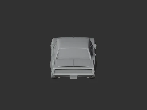 Dodge Charger 1969 3D Model