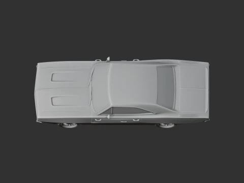 Dodge Charger 1969 3D Model