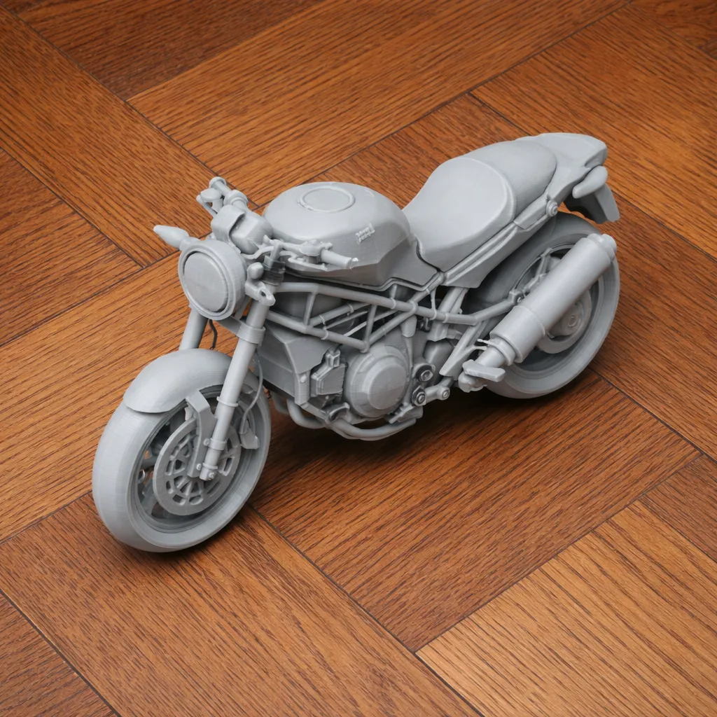 Ducati Monster 3D Model .c4d .max .obj .3ds .fbx .stl .blend 