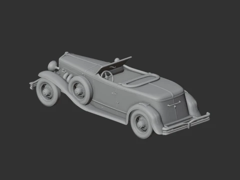 Duesenberg Model J 3D Model