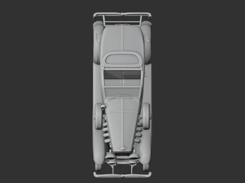 Duesenberg Model J 3D Model