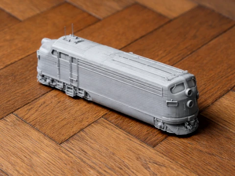 EMD F7 3D Model
