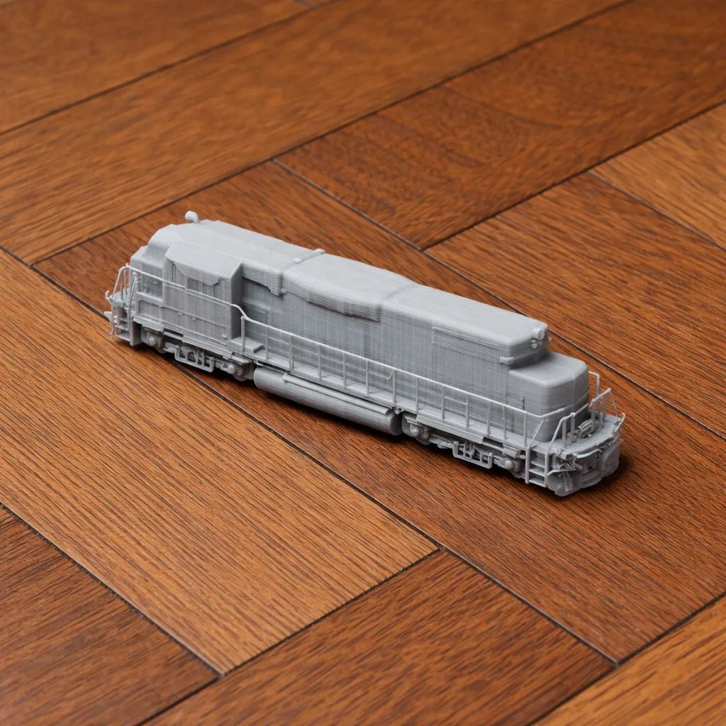 EMD GP38 3D Model .c4d .max .obj .3ds .fbx .stl .blend 