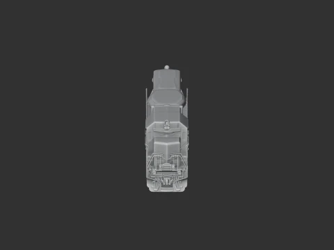 EMD GP38 3D Model