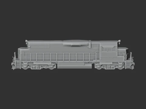 EMD GP38 3D Model