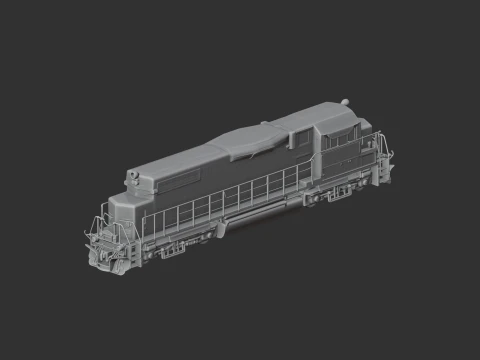 EMD GP38 3D Model