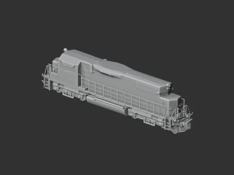 EMD GP38 3D Model