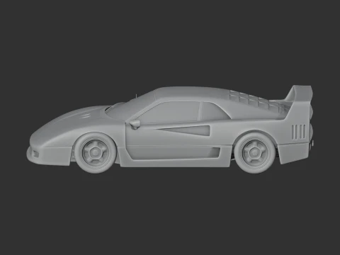 Ferrari F40 3D Model