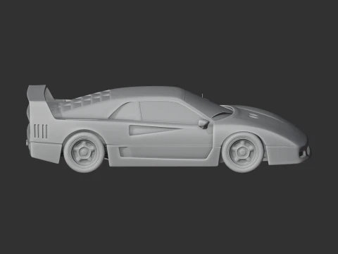 Ferrari F40 3D Model
