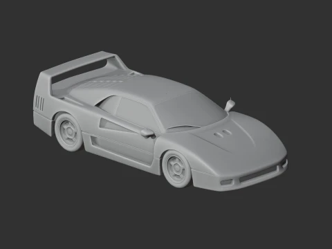 Ferrari F40 3D Model