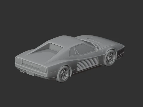 Ferrari Testarossa 3D Model