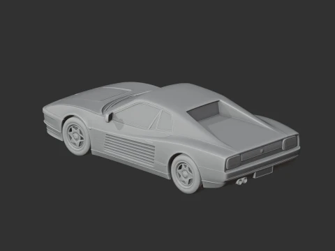 Ferrari Testarossa 3D Model
