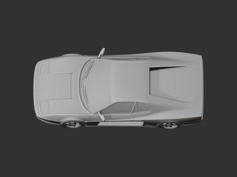 Ferrari Testarossa 3D Model
