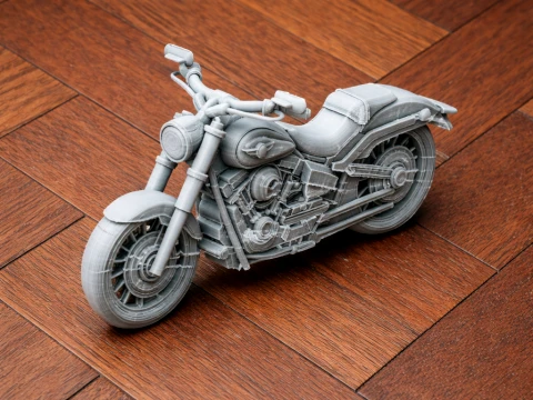 Harley-Davidson Fat Boy Modello 3D