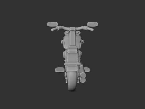 Harley-Davidson Fat Boy 3D Model