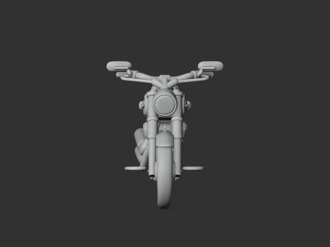Harley-Davidson Fat Boy 3D Model