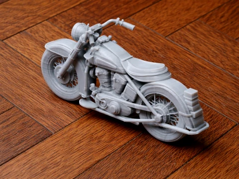 Harley-Davidson Panhead 3D Model