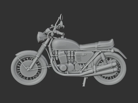 Honda CB750 3D Model