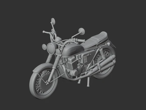 Honda CB750 3D Model