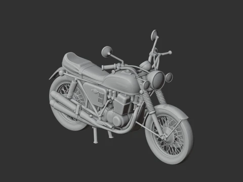 Honda CB750 3D Model