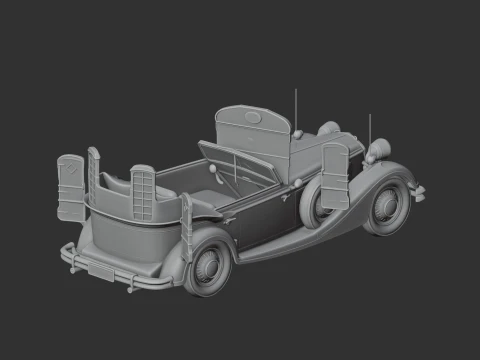 Horch 853 3D Model