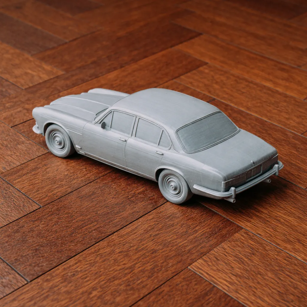 Jaguar XJ Series 1 3D Model .c4d .max .obj .3ds .fbx .stl .blend 