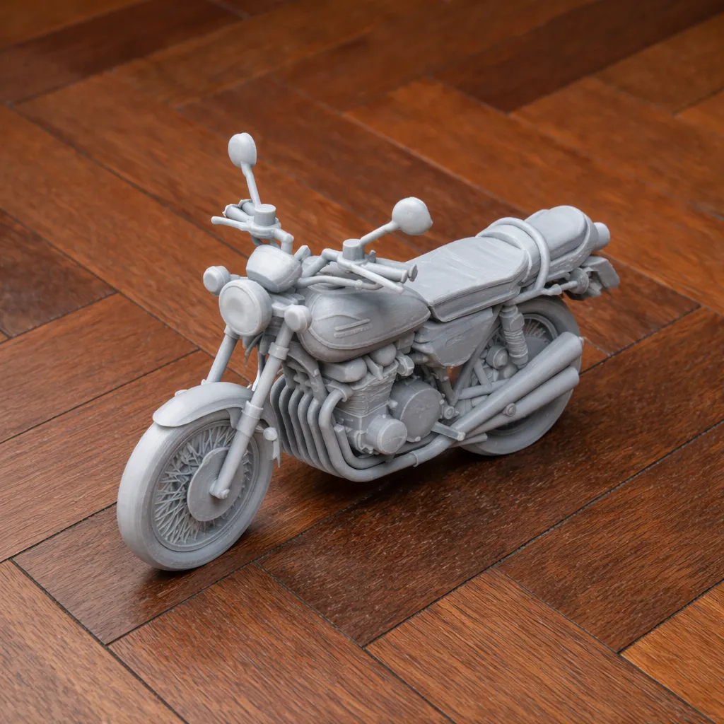 Kawasaki Z1 3D Model .c4d .max .obj .3ds .fbx .stl .blend 