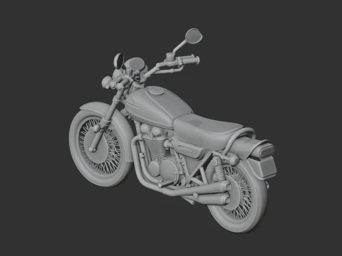 Kawasaki Z1 3D Model
