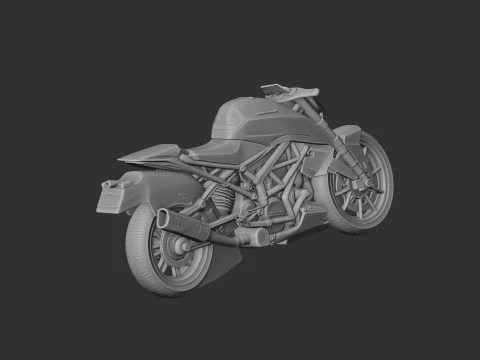 KTM Duke 3D Model