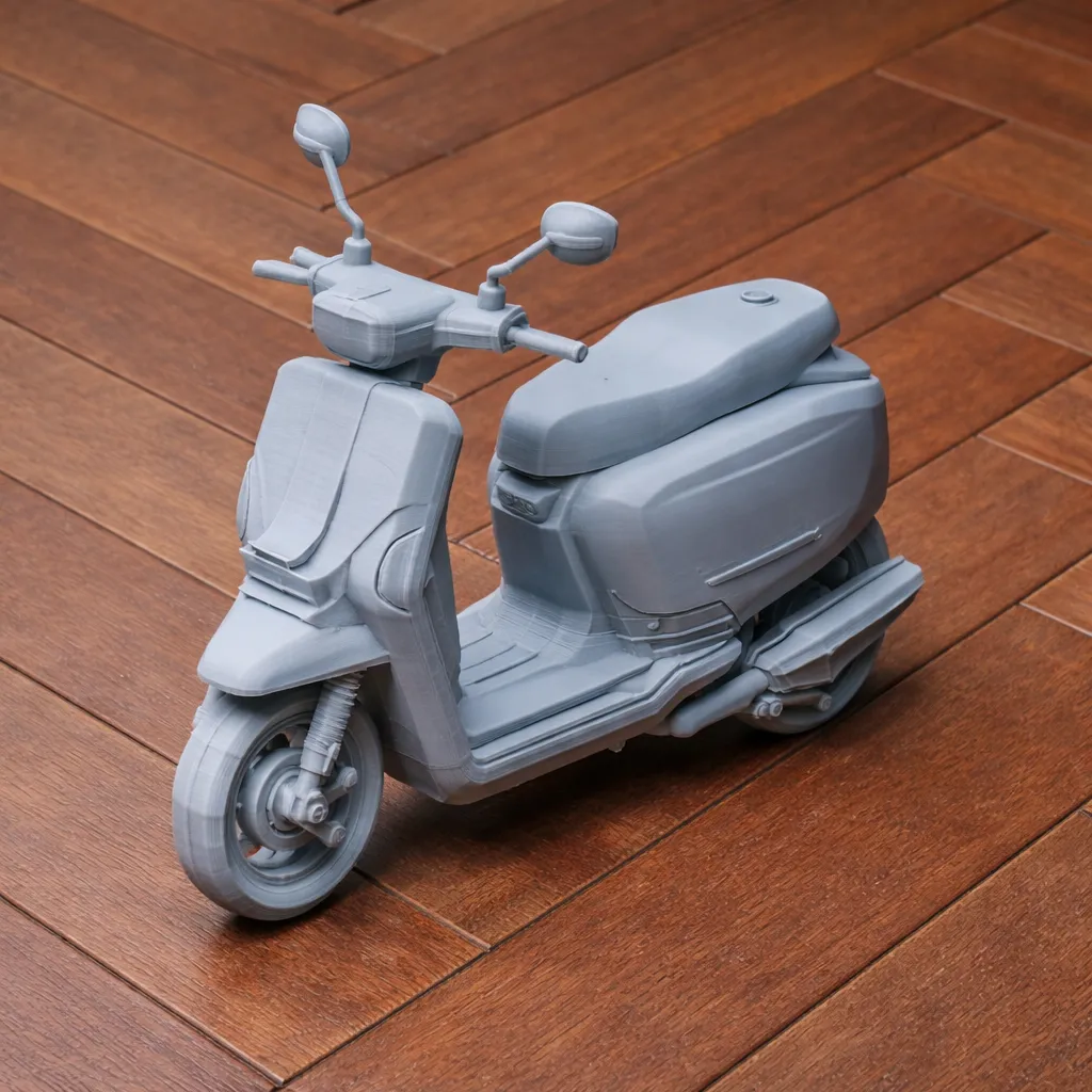 Lambretta 3D Model .c4d .max .obj .3ds .fbx .stl .blend 