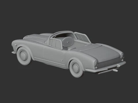Lancia Aurelia 3D Model