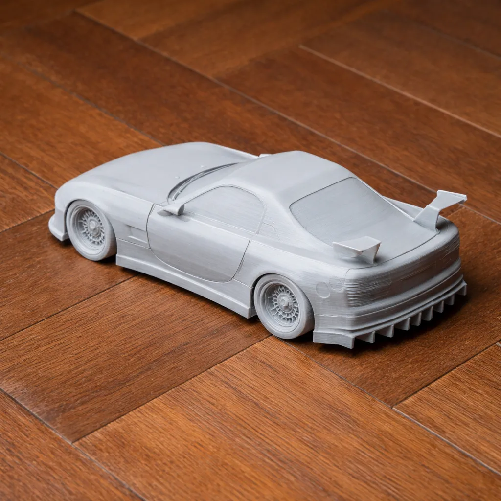 Mazda RX-7 3D Model .c4d .max .obj .3ds .fbx .stl .blend 