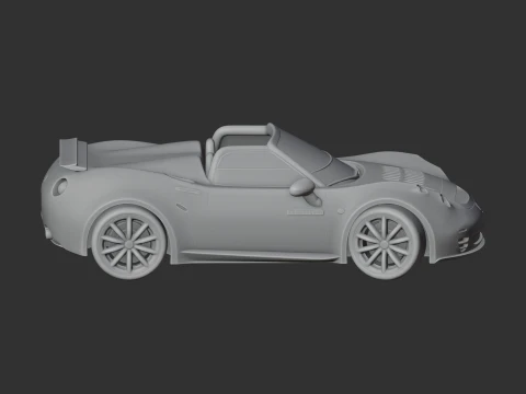 Abarth 1000 SP 3D Model