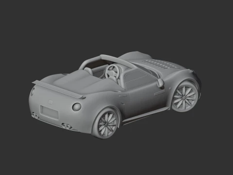 Abarth 1000 SP 3D Model