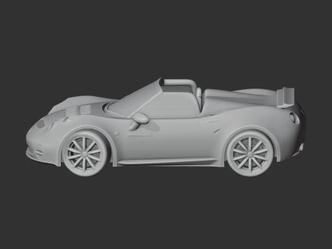 Abarth 1000 SP 3D Model