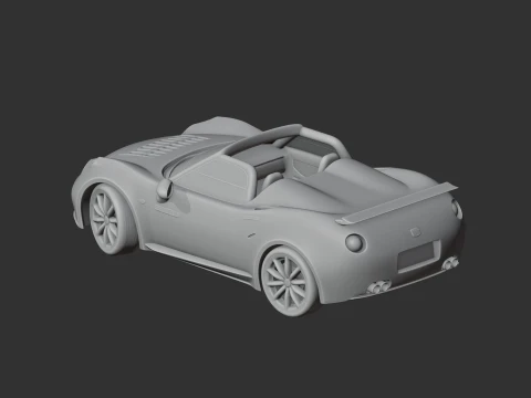 Abarth 1000 SP 3D Model