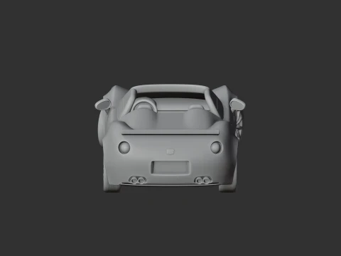 Abarth 1000 SP 3D Model
