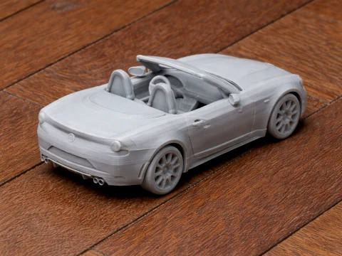 Abarth 124 Spider 3D Model