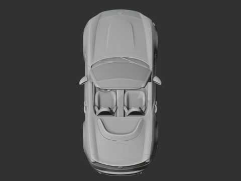 Abarth 124 Spider 3D Model