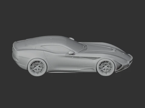 AC 378 GT Zagato 3D Model