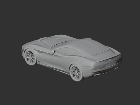 AC 378 GT Zagato 3D Model