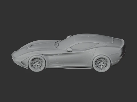 AC 378 GT Zagato 3D Model