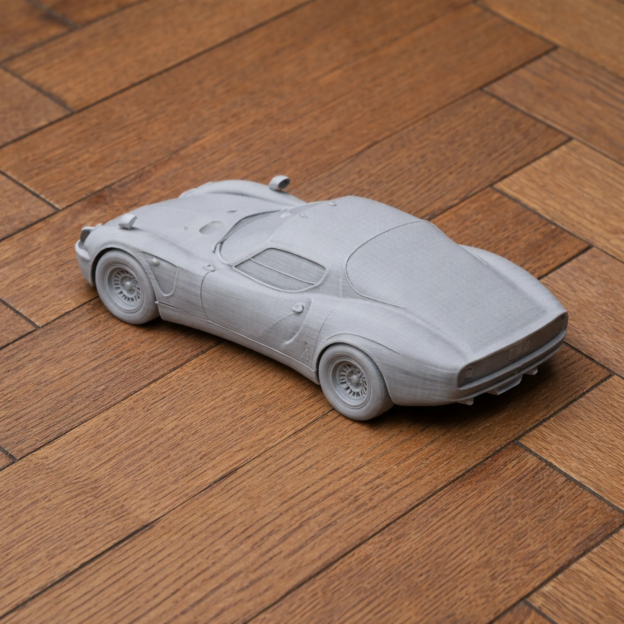 Alfa Romeo 33 Stradale 3D Model .c4d .max .obj .3ds .fbx .stl .blend 