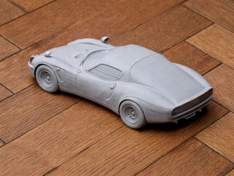 Alfa Romeo 33 Stradale 3D Model