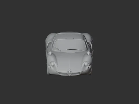 Alfa Romeo 33 Stradale 3D Model