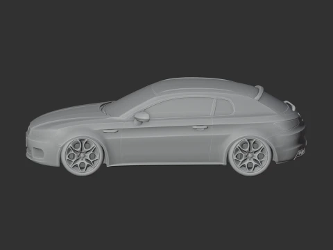 Alfa Romeo Brera 3D Model