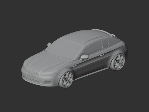 Alfa Romeo Brera 3D Model